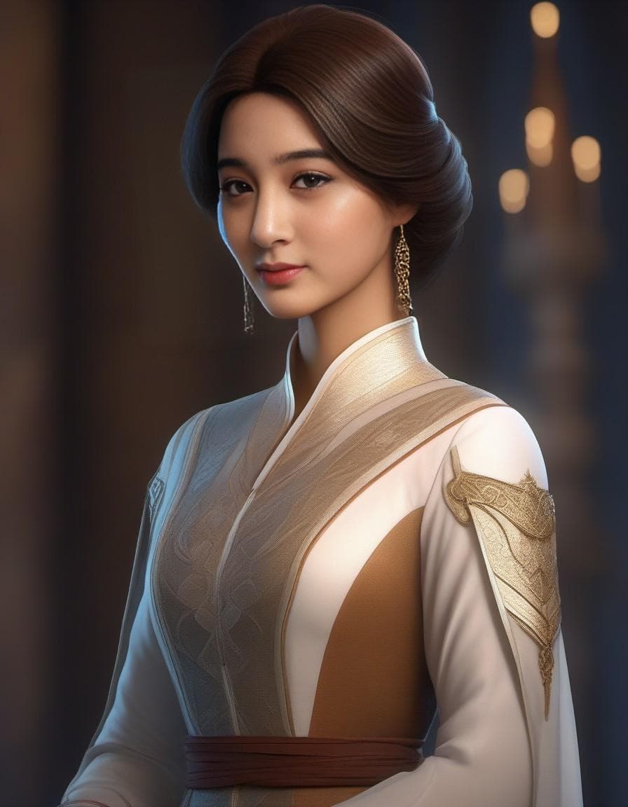 AI generated: game character, concept art, cartoons, princesses on the castle, delicate faces, detailed eyes, ligh...