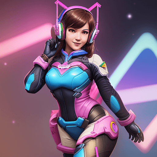 AI generated: D.va overwatch 