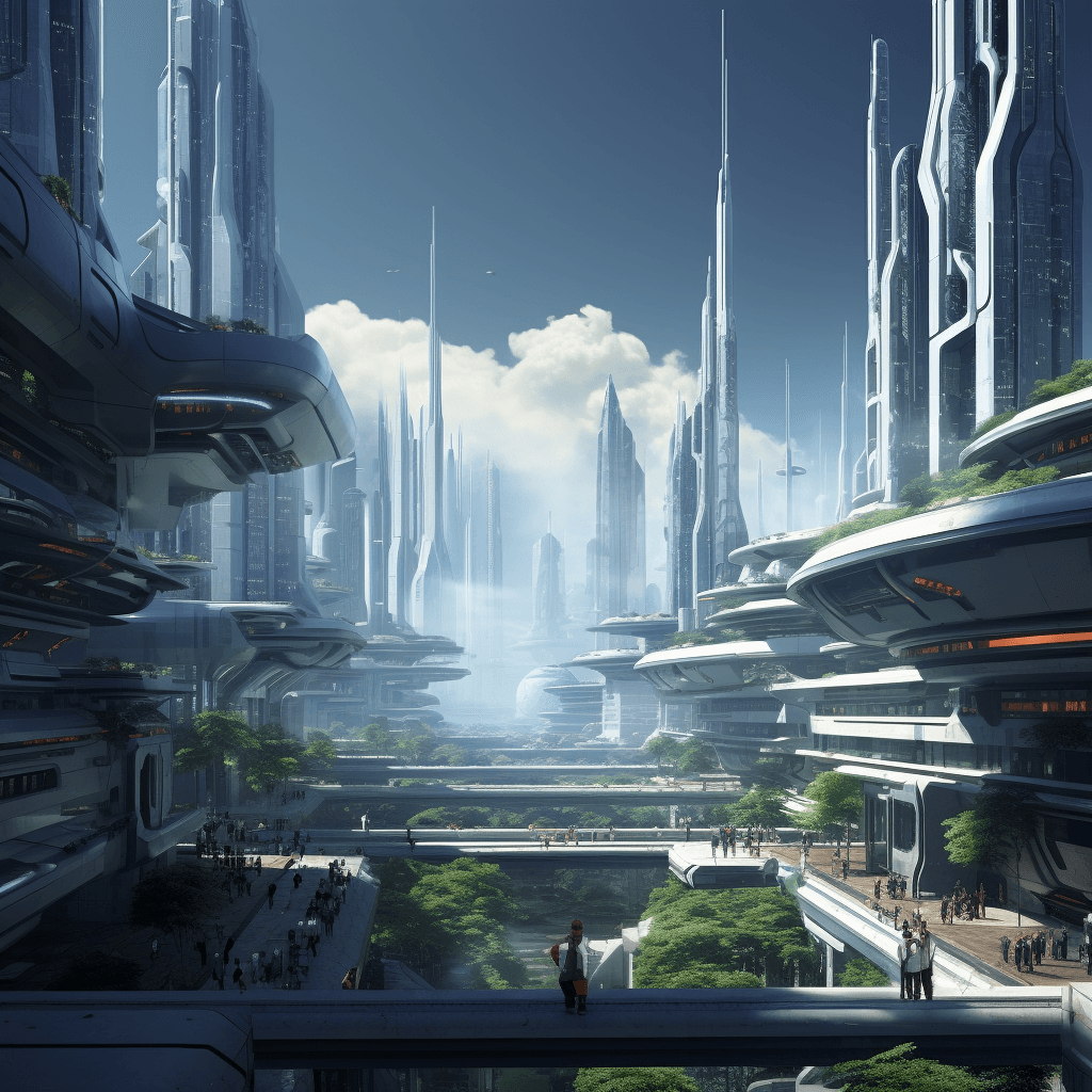 AI generated: city, future, sci-fi