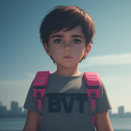 AI generated: Boy watch for girl, 4 k , ultra HD 