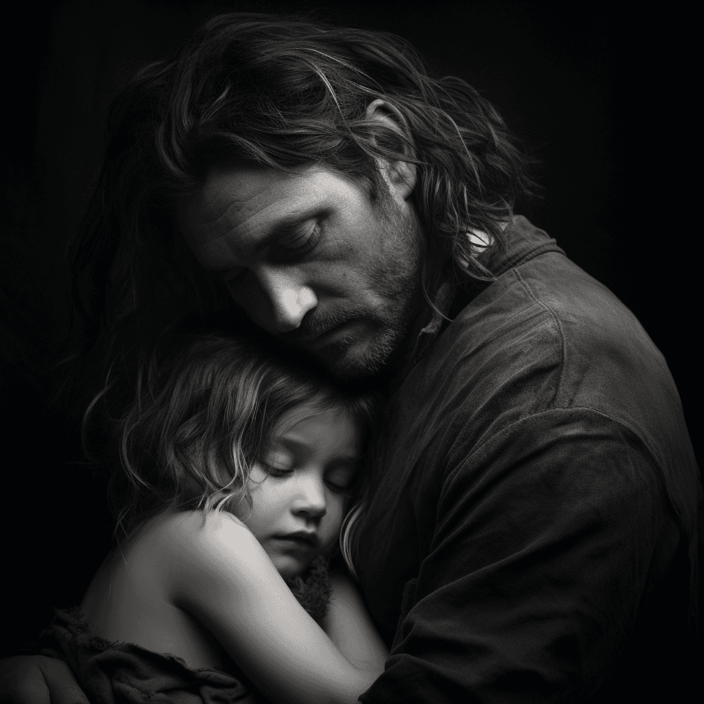 AI generated: His daughter died a year ago She was his only child 