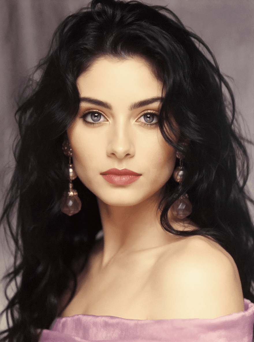 AI generated: "Professional portrait photograph, Sony A1 50.1MP, 70mm prime lens.  A slender lithe supermodel, ear...