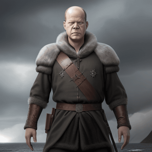AI generated: Olaf Scholz, protective, Germany, danger, World War 3, Russia, USA, China, Poland, map, storm, germa...