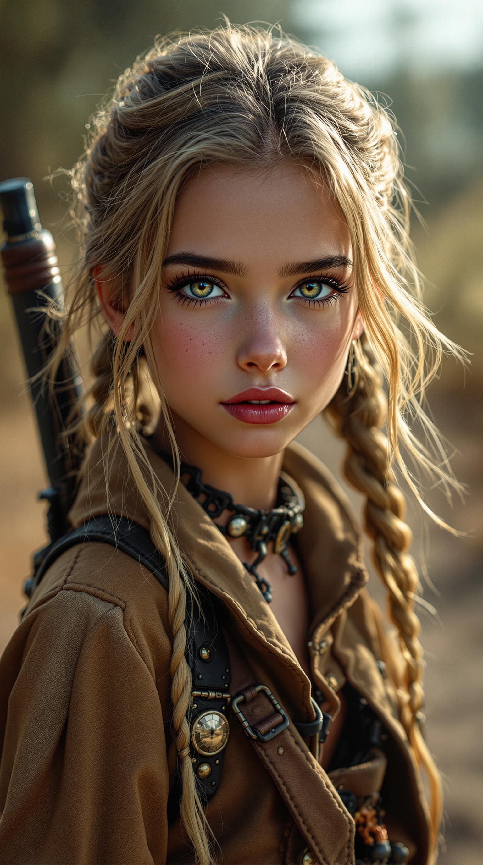 AI generated: a professional photo of a exceptionally beautiful girl in the world (age 8), (eight year old) , high...