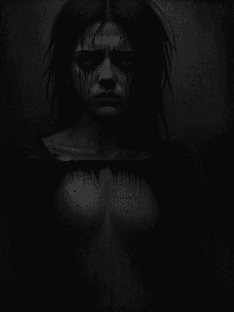 AI generated: just wanted to love you and nothing more, heartbreaking composition, digital painting, expressionism...