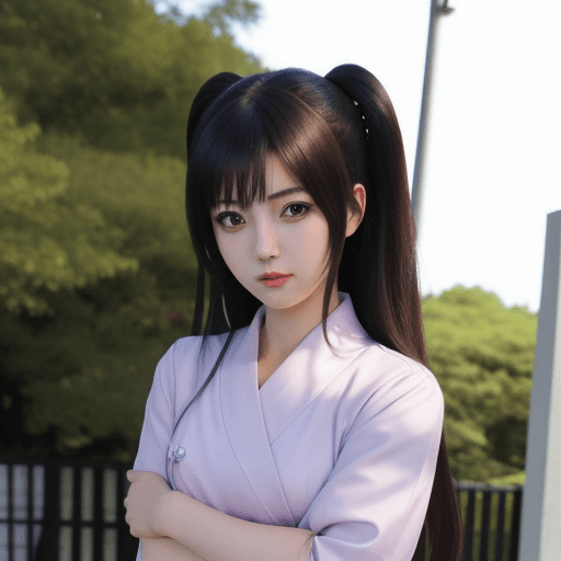 AI generated: Mai Natsume, serafuku