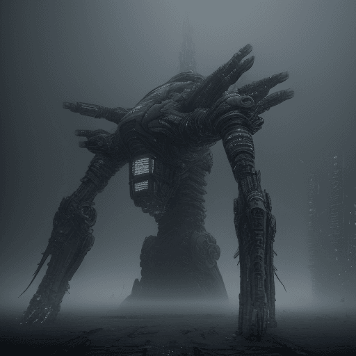 AI generated: 3d rendering, Tsutomu Nihei, complex system, equipment with hyper detail, future mechanical society,...