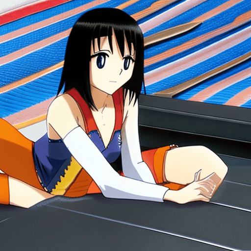 AI generated: anime masterpiece, female, best quality, RUKIA, bleach, black hair, feet, fetish, feet fetish, feet ...