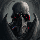 AI generated: concept art death stranding, a classical paint, an eldritch god descending from the sky about to spr...