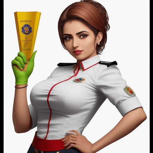 AI generated: Mulher servindo a outras pessoas