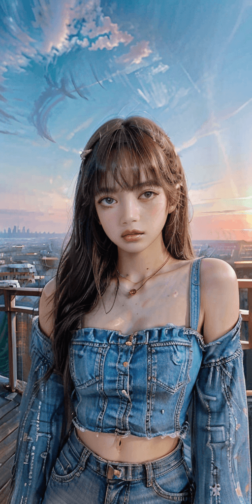 AI generated: Lisa black pink as (masterpiece, top quality, best quality, official art, beautiful and aesthetic:1....