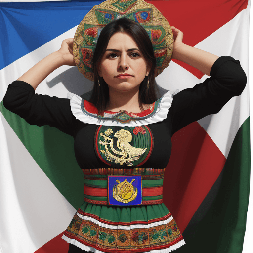 AI generated: pieza maestra, bandera mexicana, orgullo mexicano
