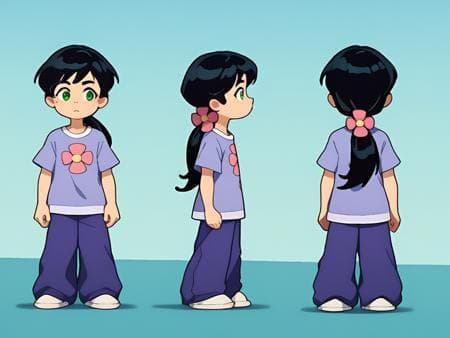 Turnaround - model sheet - character sheet - PONY