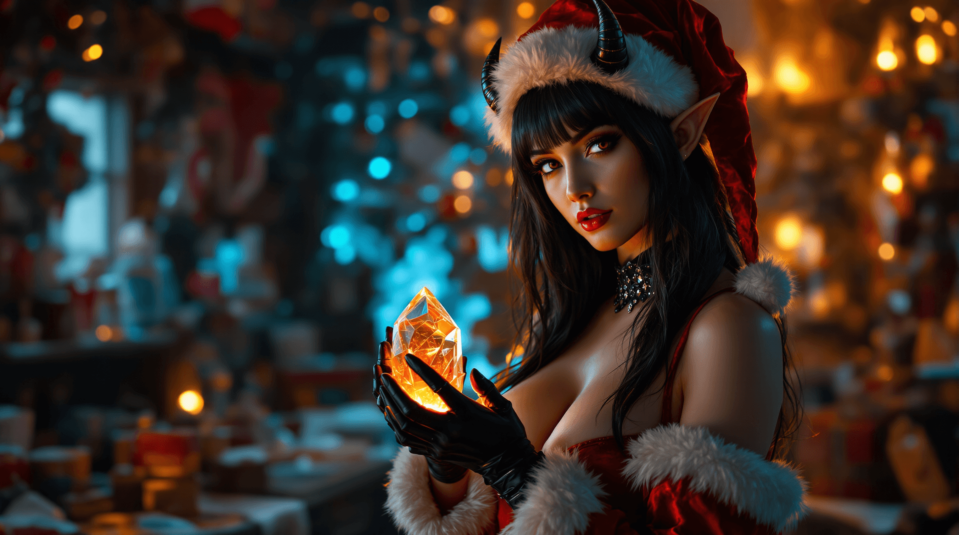 AI generated: a high-res photo of a female  bathed in a warm, golden glow reminiscent of a sunset over a mystical ...