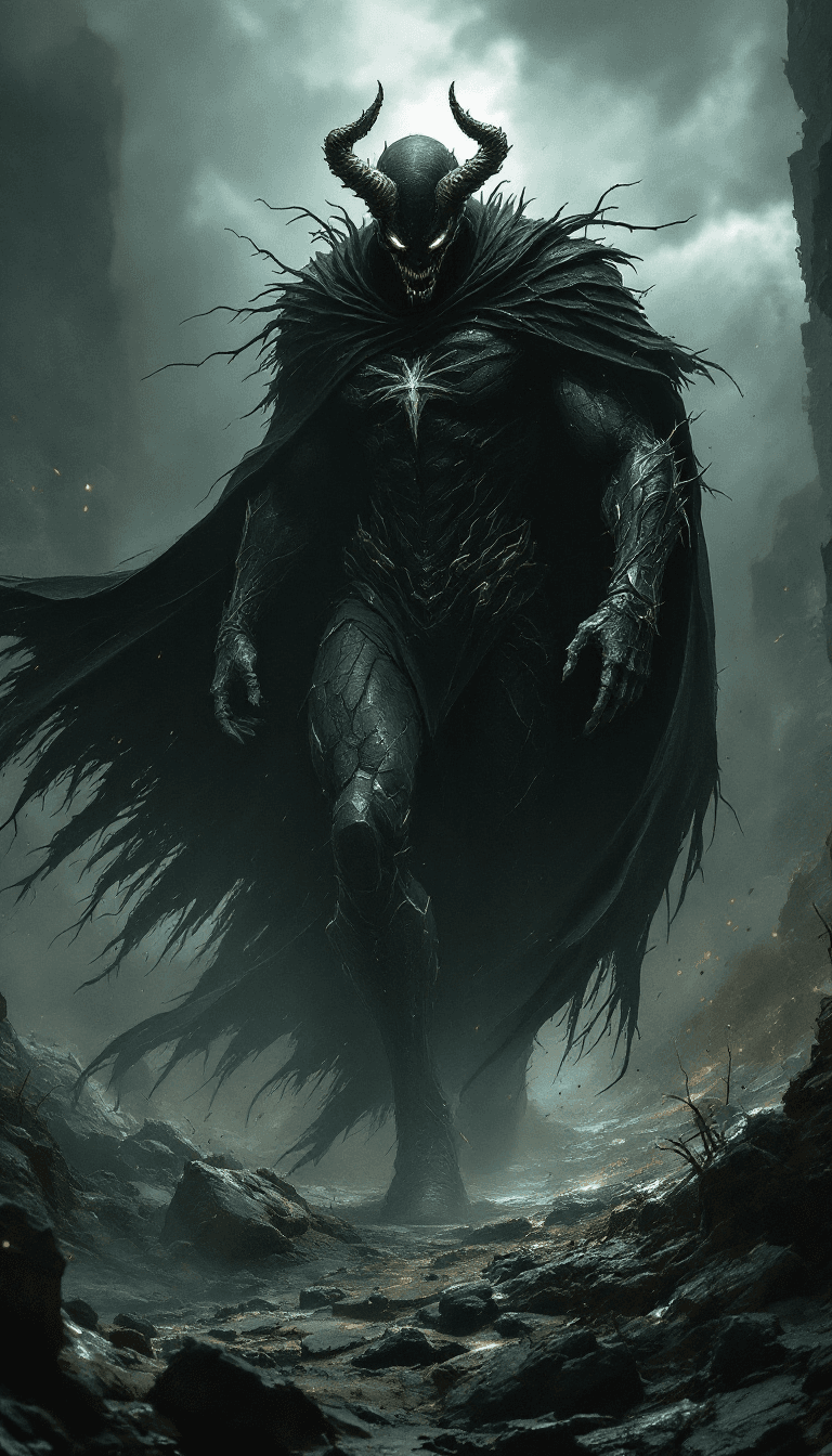 AI generated: dystopian style The evil grotesque superman. bleak, post-apocalyptic, somber, dramatic, highly detai...