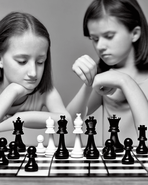 AI generated: 2girla, hyper detailed studio quality photograph  of two girls around the age of 20 playing in a fie...
