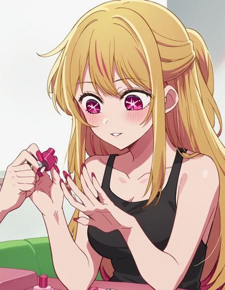 Applying Manicure - Concept