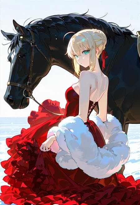 Frill Trim Gown - Image 3