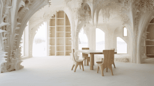 AI generated: Alejandro Aravena, Scandinavian with minimalist design and bright spaces, airy and minimalist and fu...