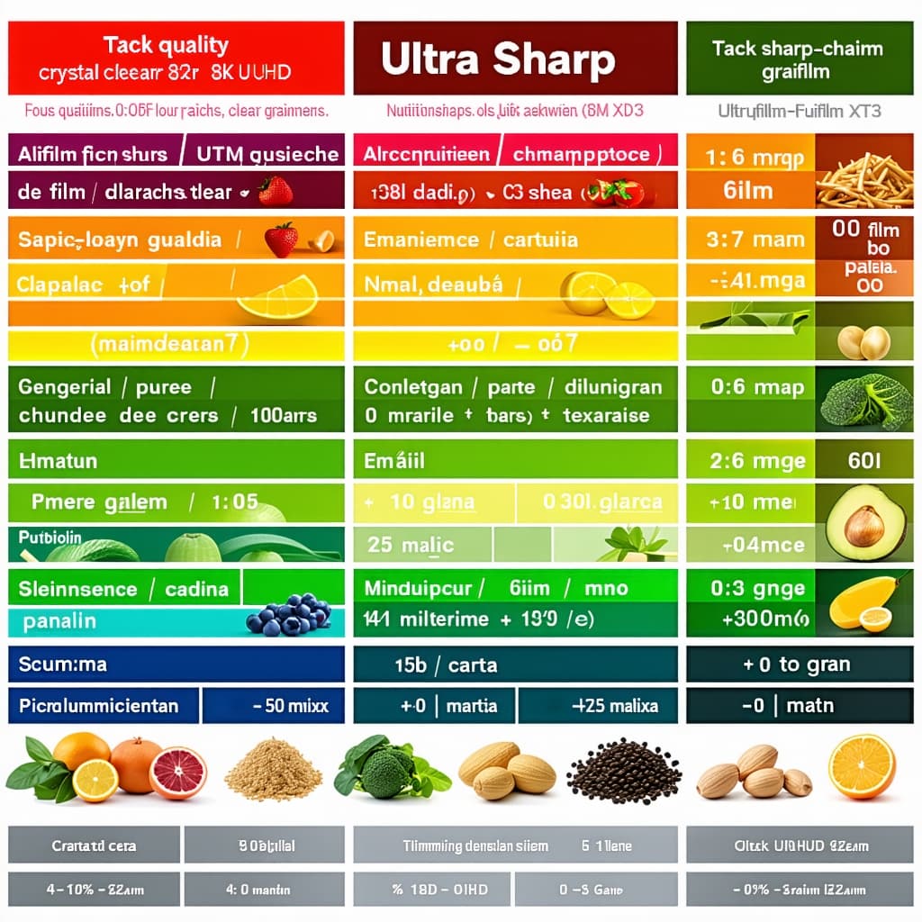 AI generated: A colorful digital chart showing nutritional breakdown
 dslr, ultra quality, sharp focus, tack sharp...