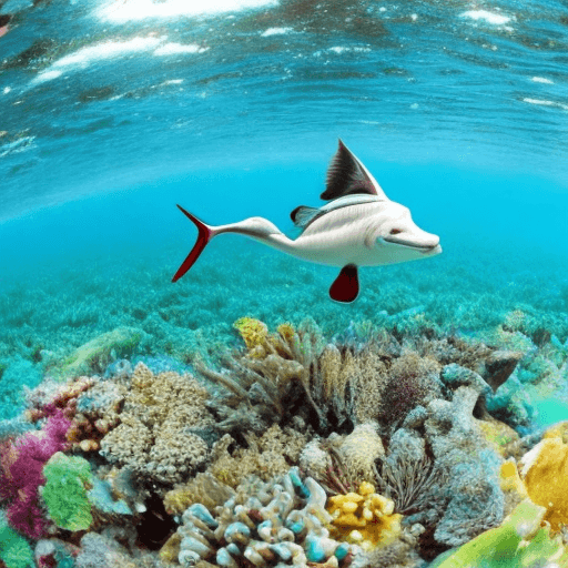 AI generated: Snorkeling - Explore underwater wonders and vibrant marine life in the  Caribbeans