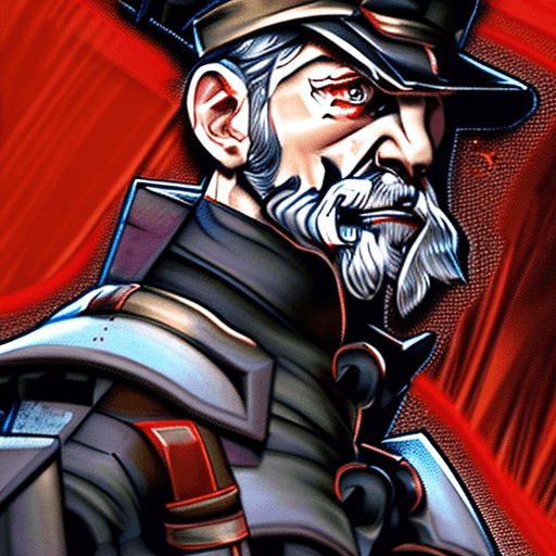 AI generated: highly detailed portrait of pierce brisnan as old sailor, by Dustin Nguyen, Akihiko Yoshida, Greg To...
