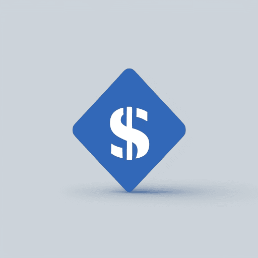 AI generated: Logo for a financial company. It will be for an online platform. It might contains blue color and wh...