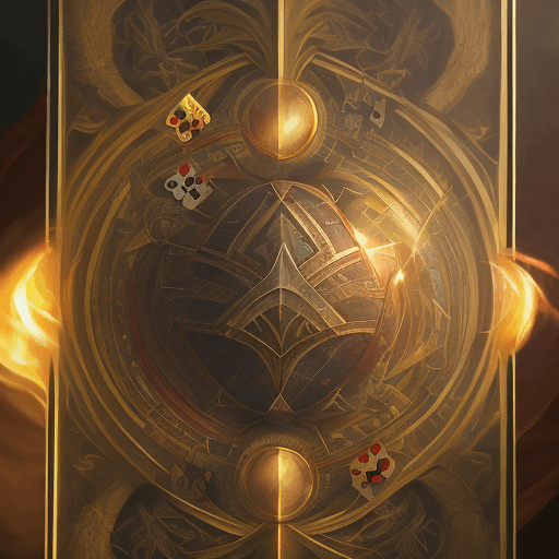 AI generated: 4 logos representing yhe 4 elements of air, warer, fire, earth, playing card illustration, art by ar...