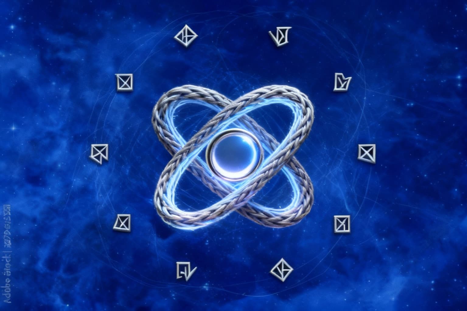 AI generated: Design the State of Everything and Nothing: a geo-mechanical sigil so advanced it transcends Borg lo...