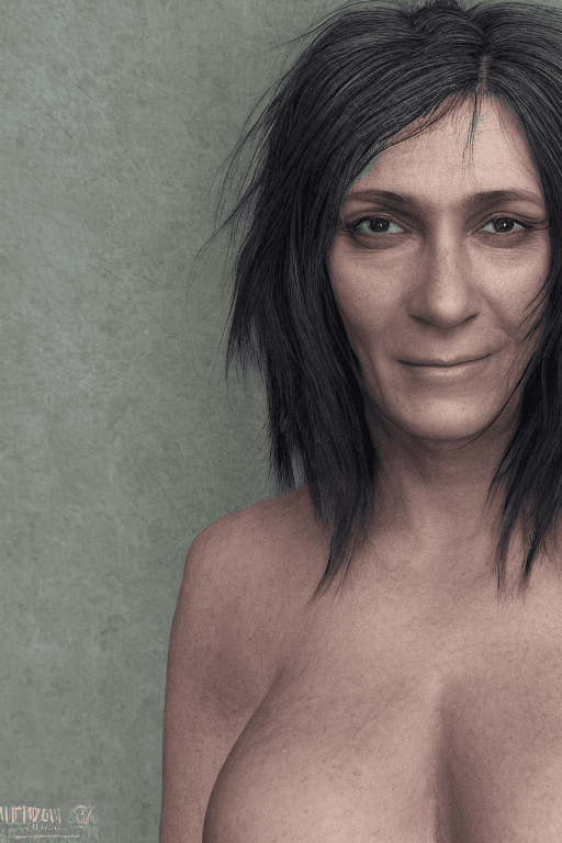 AI generated: DE Photorealistic, ultra hi-res image, 8k,upper body close-up, black eyes,black hair , messy hair, d...
