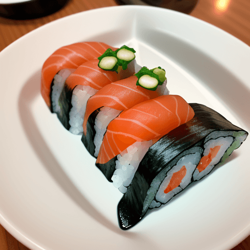 AI generated: sushi de poseidon 