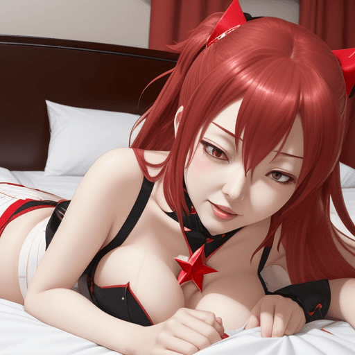 AI generated: Himeko and stelle honkai star rail sex,in hotel
