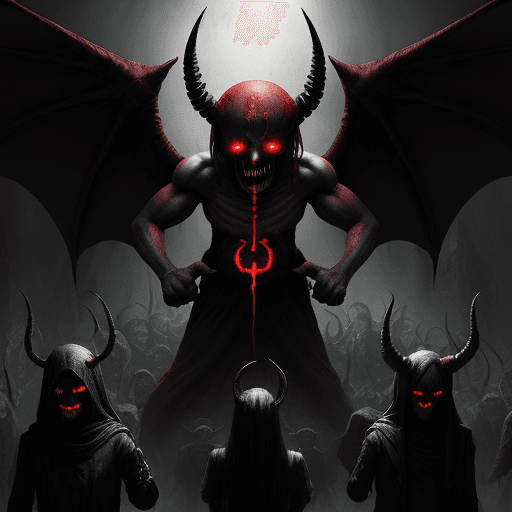 AI generated: messengers of hell