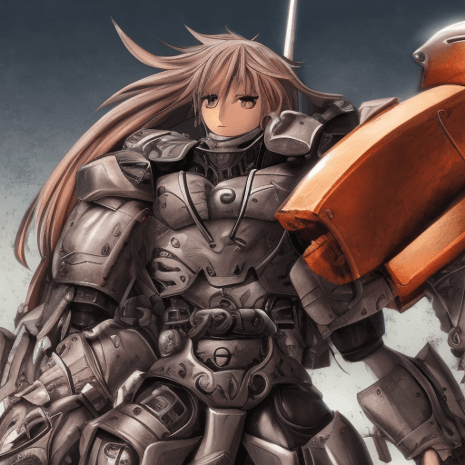 AI generated: men mech warrior by Masamune Shirow, manga, single face, trending on artstation, WLOP, detailed, int...