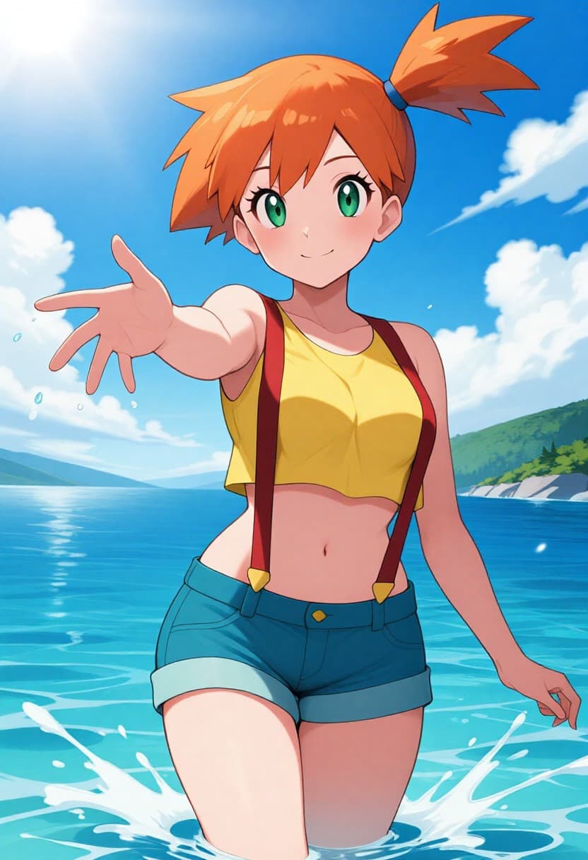 Misty: Tomboyish Mermaid | カスミ (Pokemon) [Pony & SD1.5]