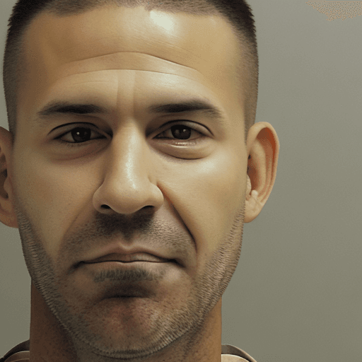 AI generated: generate another image of another inmate. Make sure it is a headshot