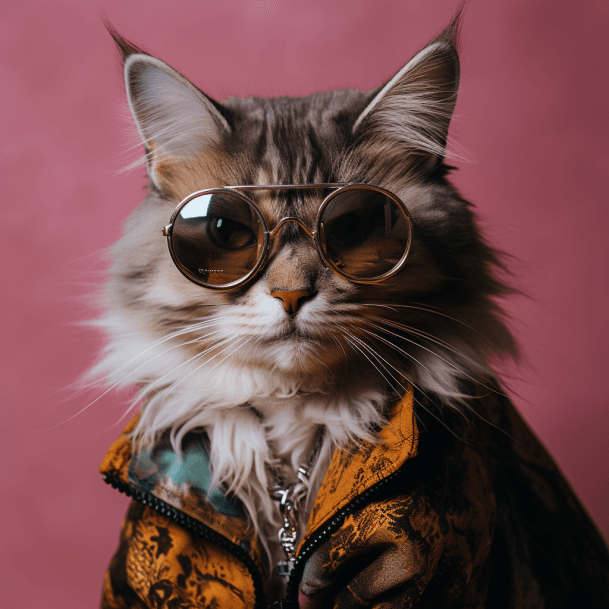 AI generated: Vogue Magazine Cover, [Animal] in a candid pose wearing [clothes], [half body/full body] photoshoot,...