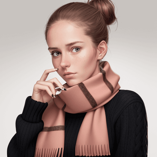 AI generated: Create a hyper-realistic portrait of an 30-year-old Norwegian high school student. She has brown eye...