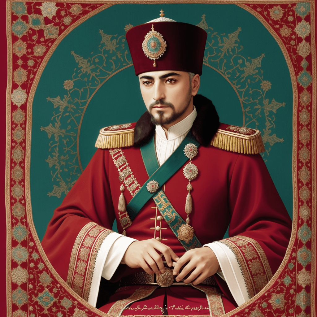 AI generated: Fatih Sultan Mehmet and the conquest of istanbul, complex knitting pattern, very fine details, soft ...