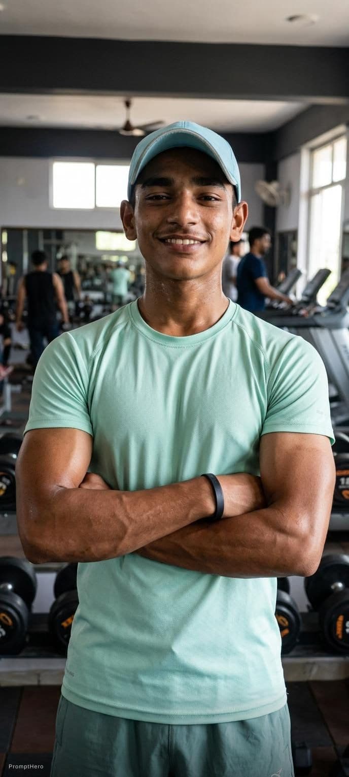 AI generated: Boy fitness