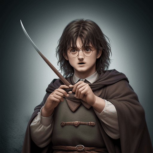 AI generated: urob mi nový obal pre knihu Harryho Pottera