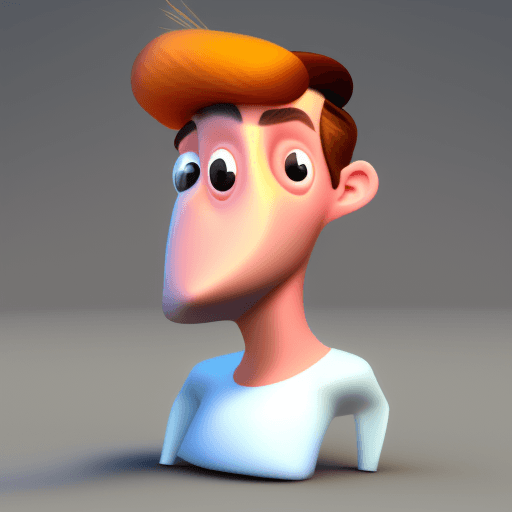 AI generated: 3d image, cute man, in the style of Pixar --ar 1:2 --stylize 750