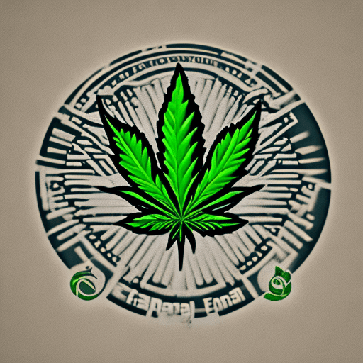 AI generated: Hampy form of NFT that helps transform cannabis into energy, as a logo