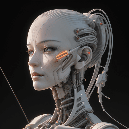 AI generated: Character Sheet, complex 3d render ultra detailed of a beautiful porcelain profile japan woman andro...