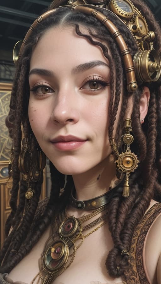 AI generated: Higly detailed art (Renaissence style), close up selfie portrait, sepia ink, a gorgeous woman, dark ...