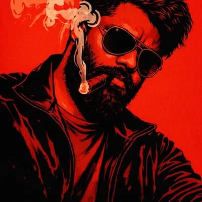 AI generated video: Animate the cigar smoke only rest everything keep it static