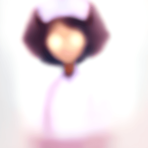 AI generated: beautiful nurse with chibi and disney style, afro american, holding stethoscope, flawless
