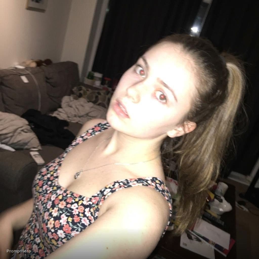 AI generated: Using the uploaded reference photo, create a standard iPhone selfie with flash. There's no clear sub...