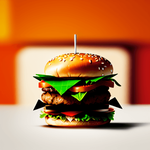 AI generated: Logo of the company “Trex”, the picture should show a burger, minimalistic.