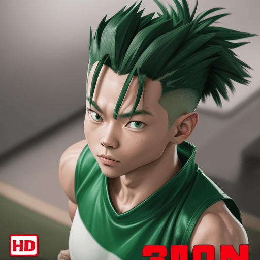 AI generated: Gon Allen in 2024 8k UHD